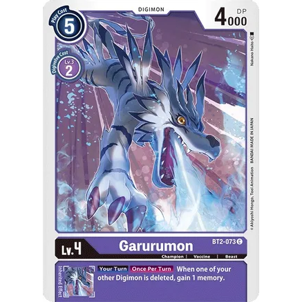 DCG [BT2-073 C] Garurumon