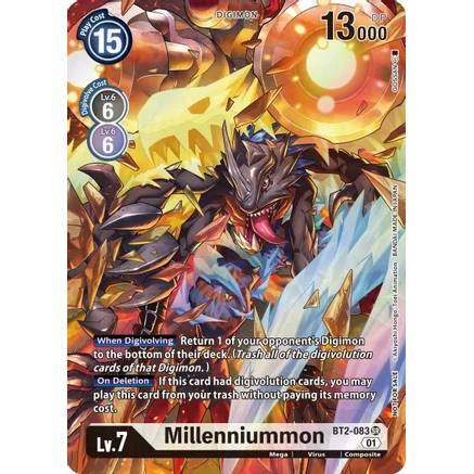 DCG [BT2-083 SR] Millenniummon (1-Year Anniversary Box Topper)