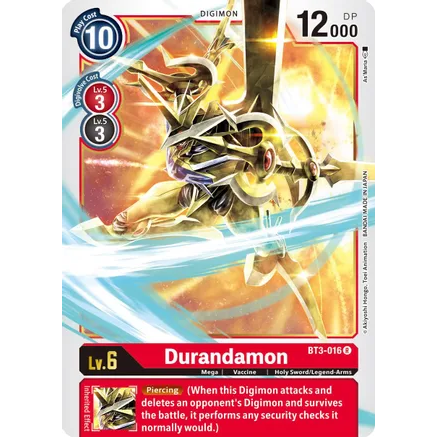 DCG [BT3-016 R] Durandamon