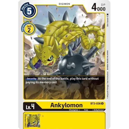 DCG [BT3-036 U] Ankylomon
