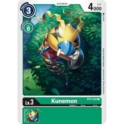 DCG [BT3-045 C] Kunemon