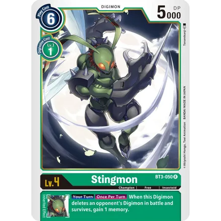 DCG [BT3-050 R] Stingmon