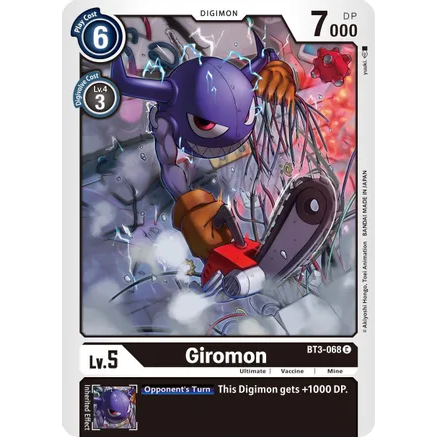 DCG [BT3-068 C] Giromon