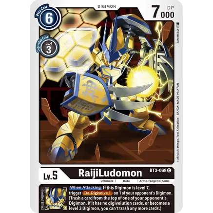 DCG [BT3-069 C] RaijiLudomon