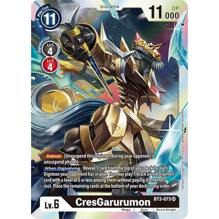 DCG [BT3-073 SR] CresGarurumon