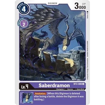 DCG [BT3-080 C] Saberdramon