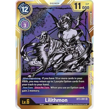 DCG [BT3-091 SR] Lilithmon (Alternate Art)