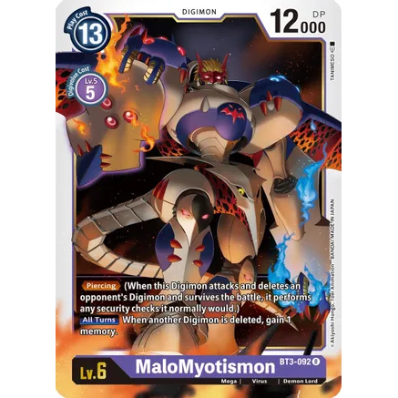 DCG [BT3-092 R] MaloMyotismon