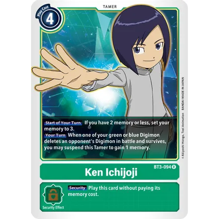 DCG [BT3-094 R] Ken Ichijoji