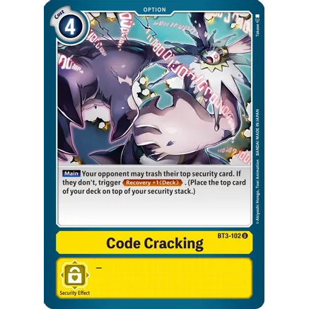 DCG [BT3-102 U] Code Cracking