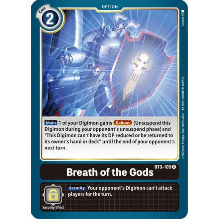 DCG [BT3-105 R] Breath of the Gods