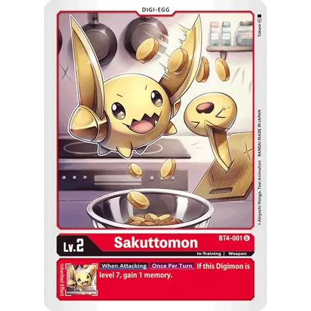 DCG [BT4-001 U] Sakuttomon