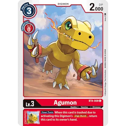 DCG [BT4-008 C] Agumon