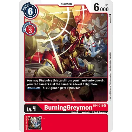 DCG [BT4-013 U] BurningGreymon