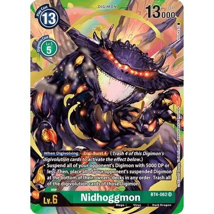 DCG [BT4-062 SR] Nidhoggmon (Alternate Art)