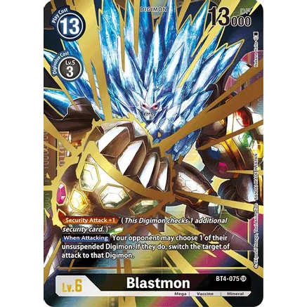 DCG [BT4-075 SR] Blastmon (Alternate Art)