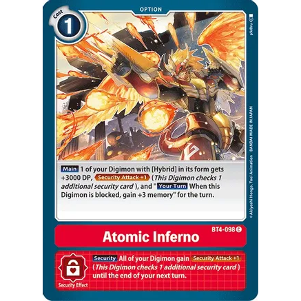 DCG [BT4-098 C] Atomic Inferno