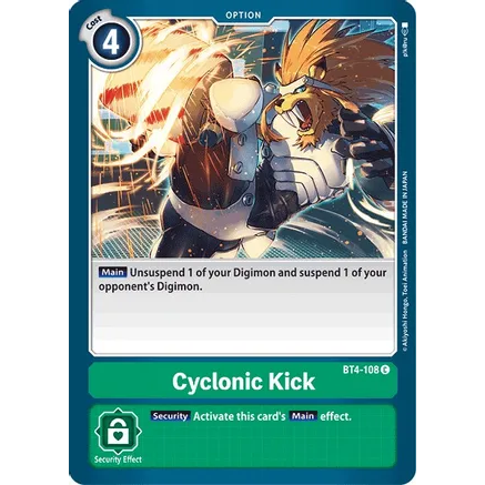 DCG [BT4-108 C] Cyclonic Kick