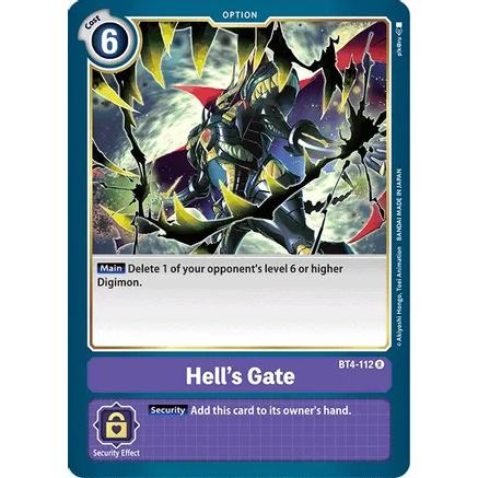 DCG [BT4-112 R] Hells Gate