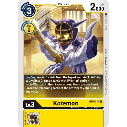 DCG [BT5-034 C] Kotemon