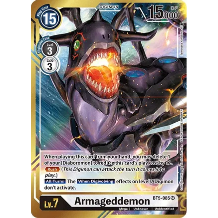 DCG [BT5-085 SR] Armageddemon (Alternate Art)