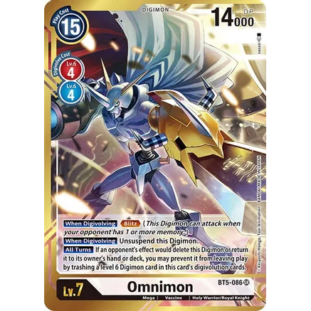DCG [BT5-086 SR] Omnimon (Alternate Art - sasasi)