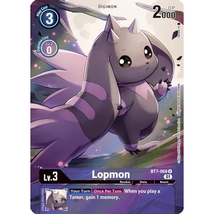 DCG [BT7-068 R] Lopmon (Alternate Art)