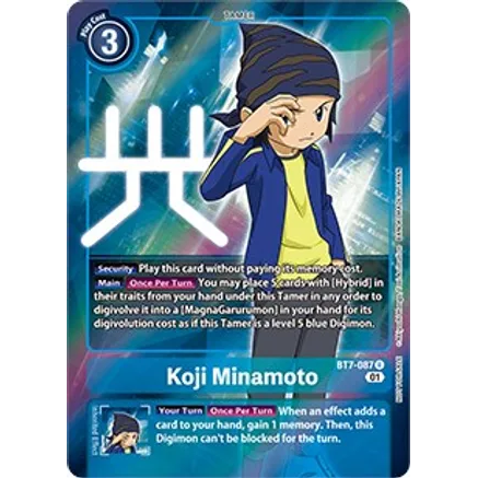 DCG [BT7-087 R] Koji Minamoto (Box Topper)