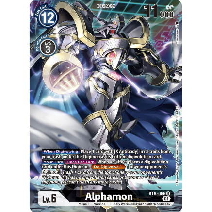 DCG [BT9-066 R] Alphamon (Alternate Art)