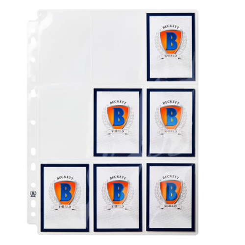 Beckett Shield | 9 Pocket Page Sleeves for Standard Card