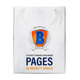 Beckett Shield | 9 Pocket Page Sleeves for Standard Card