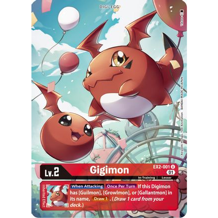 DCG [EX2-001 U] Gigimon (Alternate Art)