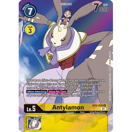 DCG [EX2-022 R] Antylamon (Alternate Art)