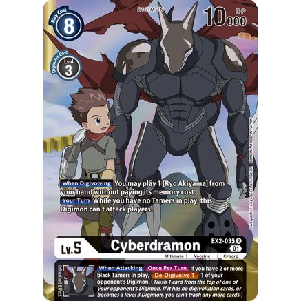 DCG [EX2-035 R] Cyberdramon (Alternate Art)