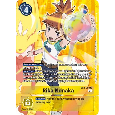 DCG [EX2-060 R] Rika Nonaka (Alternate Art)