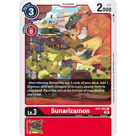 DCG [EX3-003 C] Sunarizamon