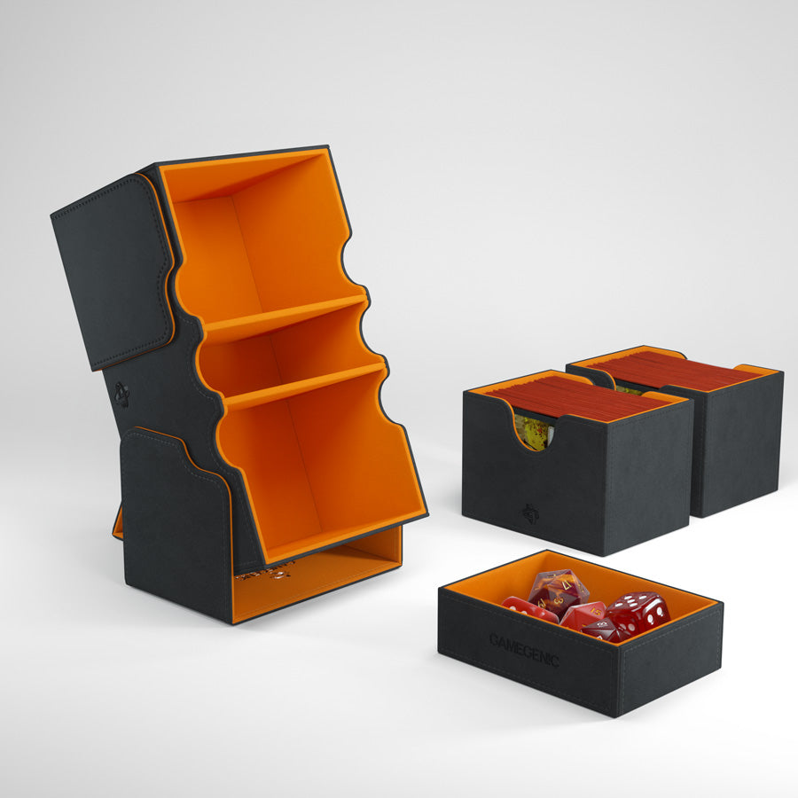 Gamegenic Deck Box: Stronghold Convertible XL (Black/Orange)