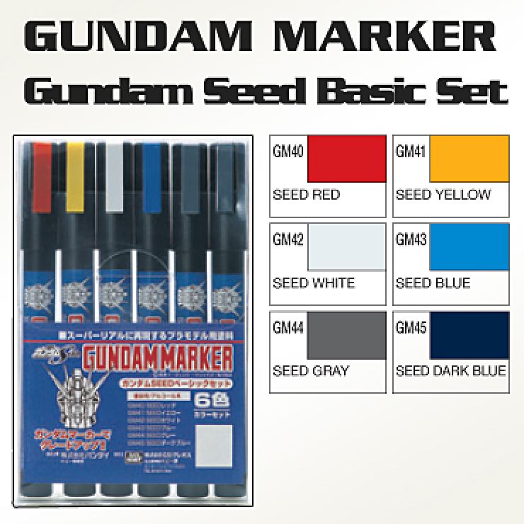 GSI Creos Gundam Marker Set (GMS Series)