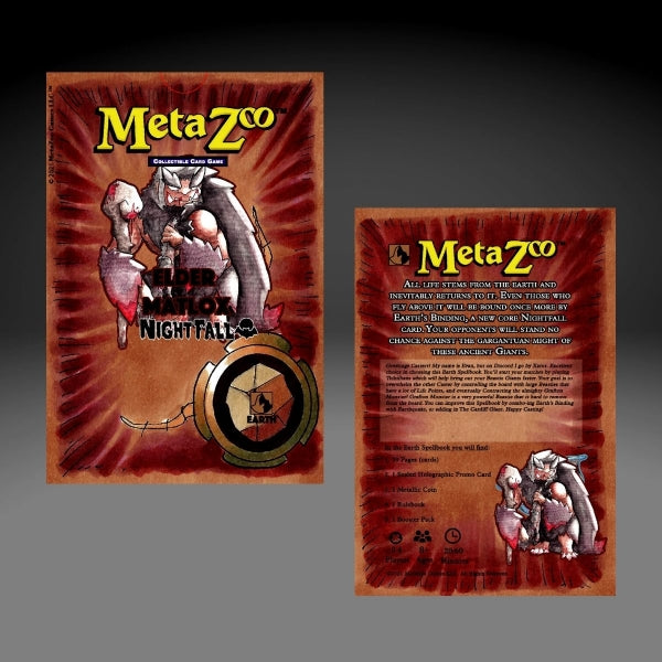 MetaZoo TCG: Nightfall Theme Deck - Elder Matlox (Earth) (1st Edition)