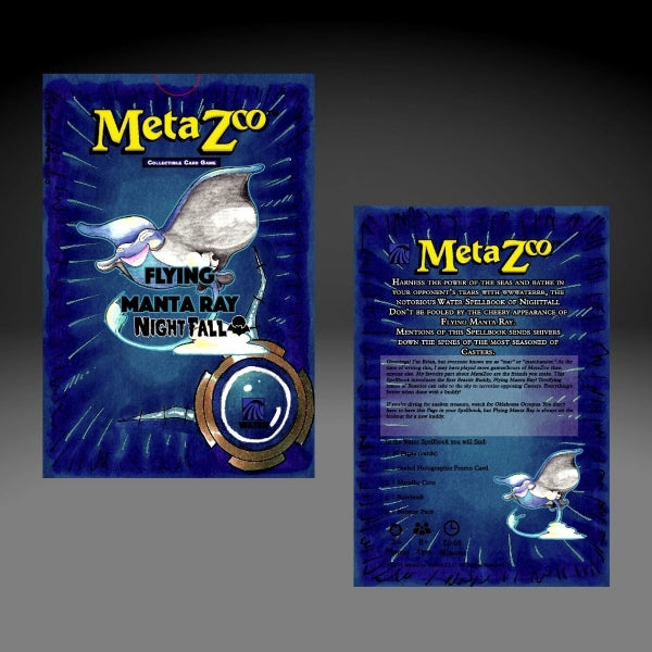MetaZoo TCG: Nightfall Theme Deck - Flying Manta Ray (Water) (1st Edition)