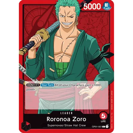 OPCG [OP01-001 L] Roronoa Zoro