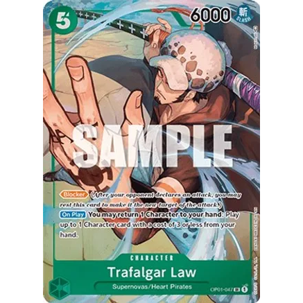 OPCG [OP01-047 SR] Trafalgar Law (Parallel)