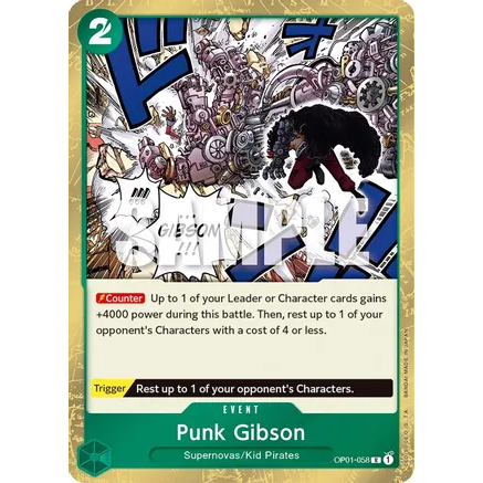OPCG [OP01-058 R] Punk Gibson