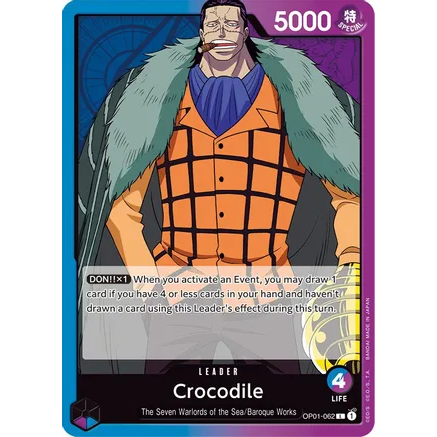 OPCG [OP01-062 L] Crocodile