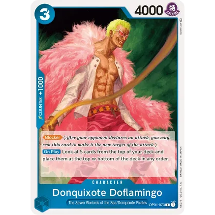 OPCG [OP01-073 R] Donquixote Doflamingo