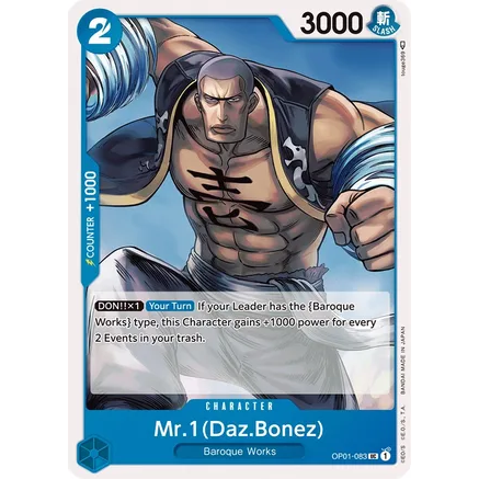 OPCG [OP01-083 UC] Mr. 1 (Daz.Bonez)