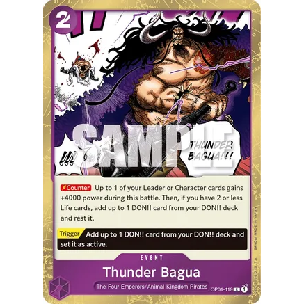 OPCG [OP01-119 R] Thunder Bagua