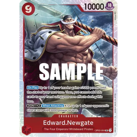 OPCG [OP02-004 SR] Edward.Newgate