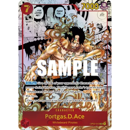 OPCG [OP02-013 SR] Portgas.D.Ace (Manga)