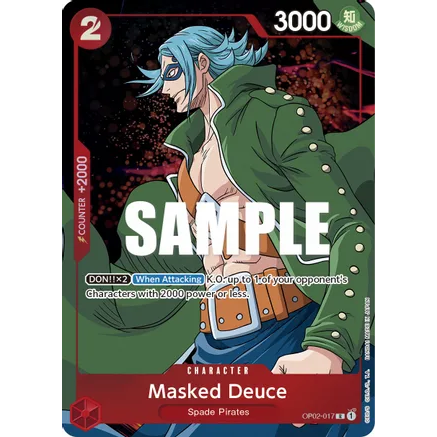 OPCG [OP02-017 R] Masked Deuce (Alternate Art)